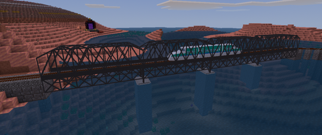 vlbridger screenshot of a truss bridge